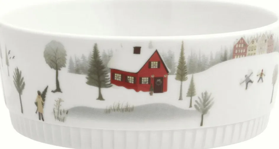 Pillivuyt Vinter Toulouse Skål , Hvid