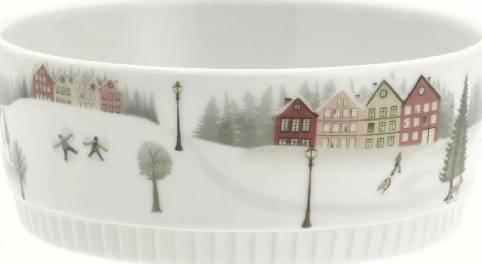 Pillivuyt Vinter Toulouse Skål , Hvid