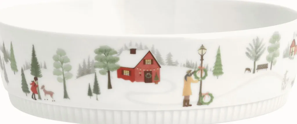 New Vinter Toulouse Skål Ø20 cm/1,2 L, Hvid Skåle|Spisestue