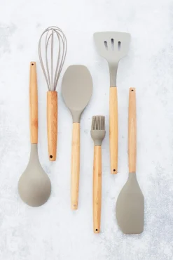 Point Virgule Bageredskaber|Bageredskaber > Piskeris 30,5 cm, Bambus/Taupe