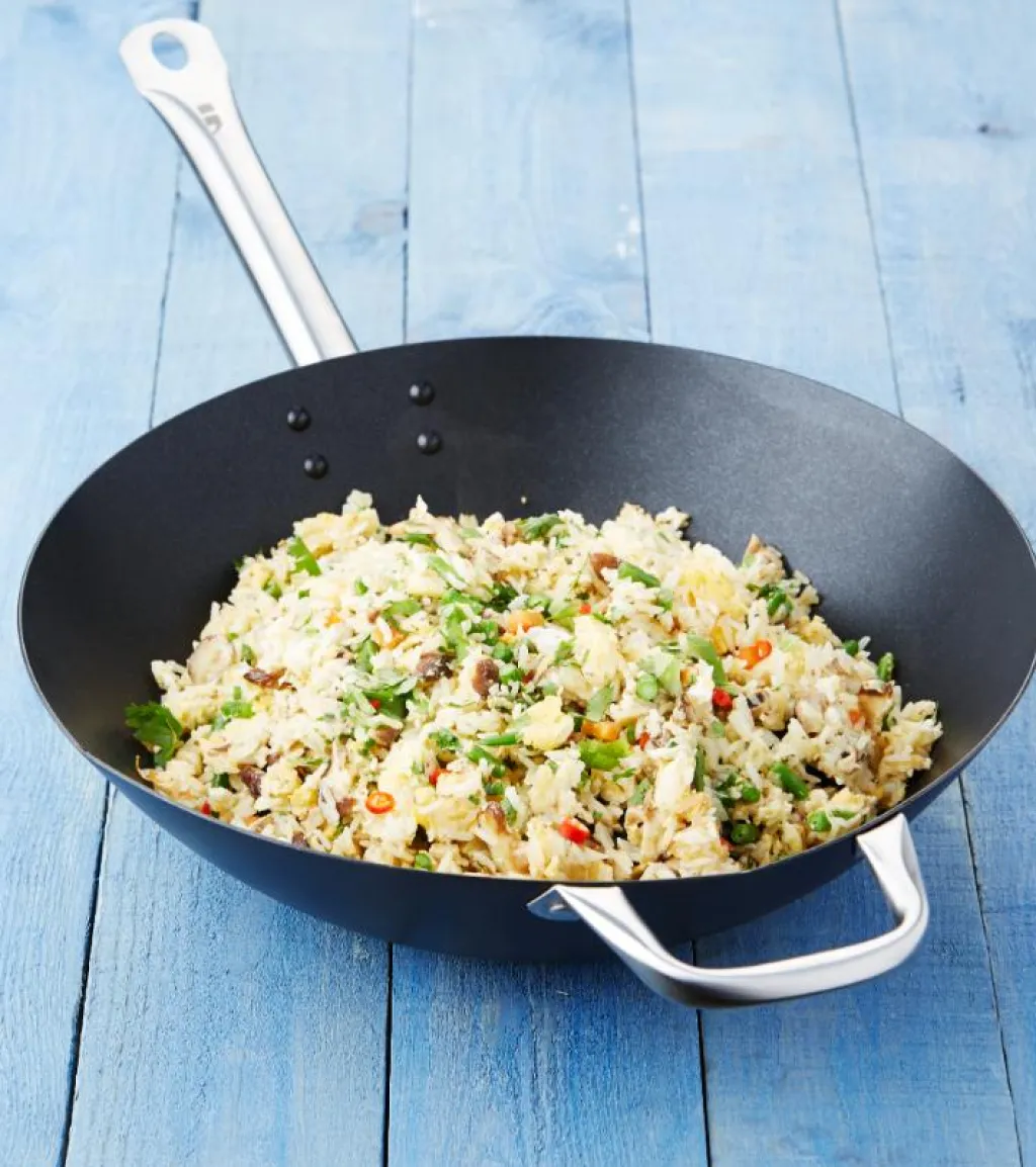 Online Wok m. Non-stick Belægning Ø36 cm, Stål Pander