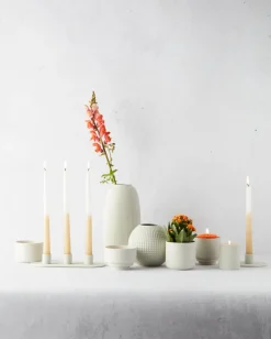 Point Virgule Stue|Vaser > Vase H25 cm, Lysegrå