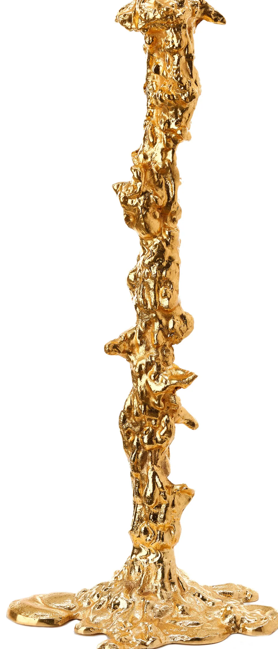New POLSPOTTEN Drip Lysestage H, Guld