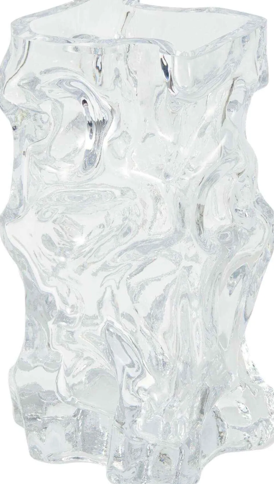 Clearance POLSPOTTEN Ice Vase H29 cm, Klar