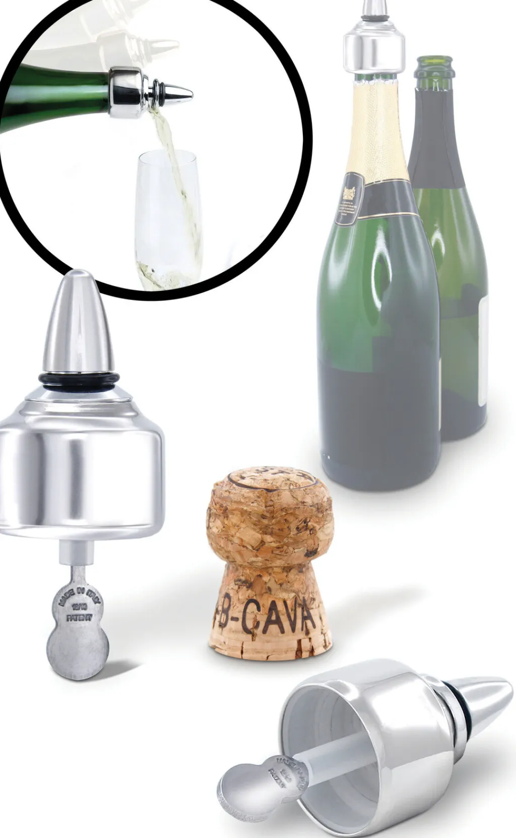 Best Mars Champagneprop, Stål Vin- Og Skænkepropper
