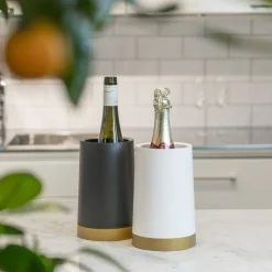 Pulltex Champagne- Og Vinkølere > Vinkøler, Sort/Guld