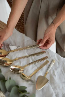 Clearance RAW Serveringssæt , Champagne Guld