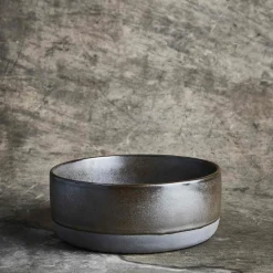 Clearance RAW Skål , Metallic Brown