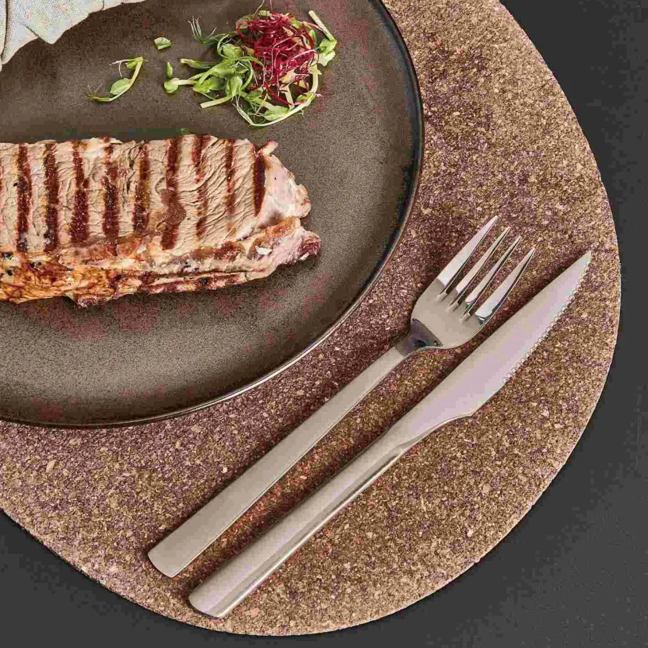 Outlet RAW Steakbestik 8 Dele, Mirror Polish