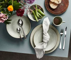 Clearance RAW Stofserviet 4 stk. 45x45 cm, Light Grey