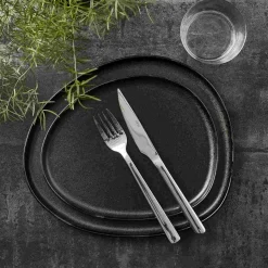 Clearance RAW Tallerken , Titanium Black