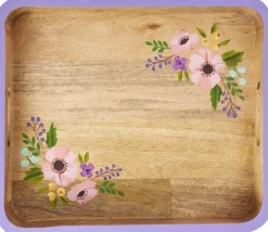 Best Bakke 34 cm, Bøgetræ/Lilla Serveringsbakker|Stue