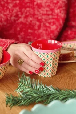 Clearance RICE Christmas Kop , Cream
