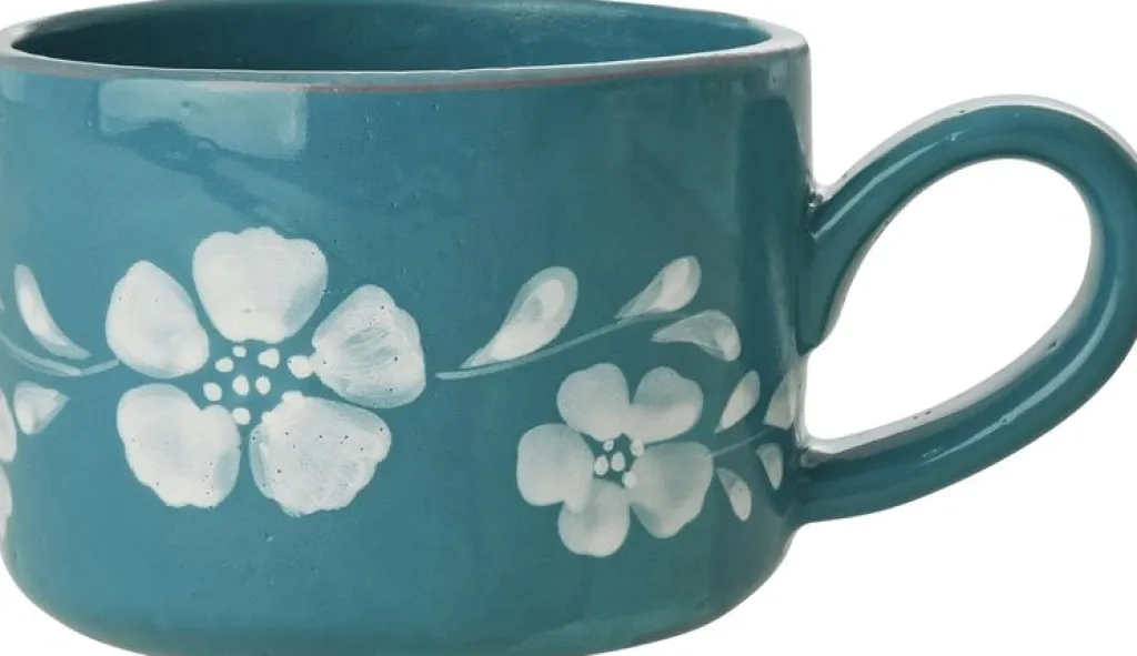 New Hand-Painted Cappuccinokop 20 cl, Kopper