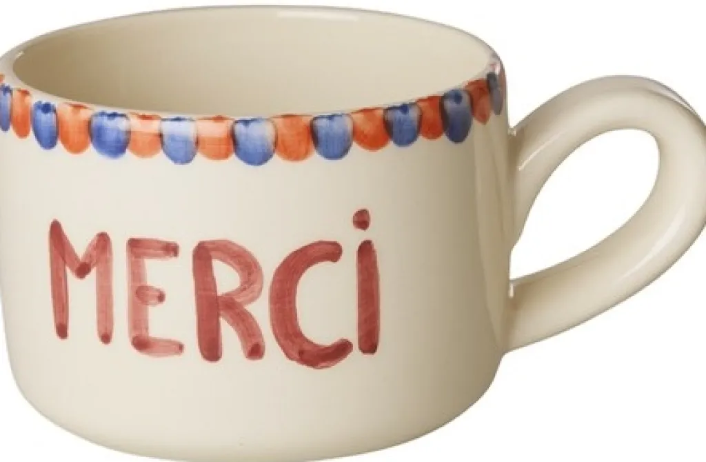 Outlet Hand-Painted Cappuccino Kop 20 cl, Kopper