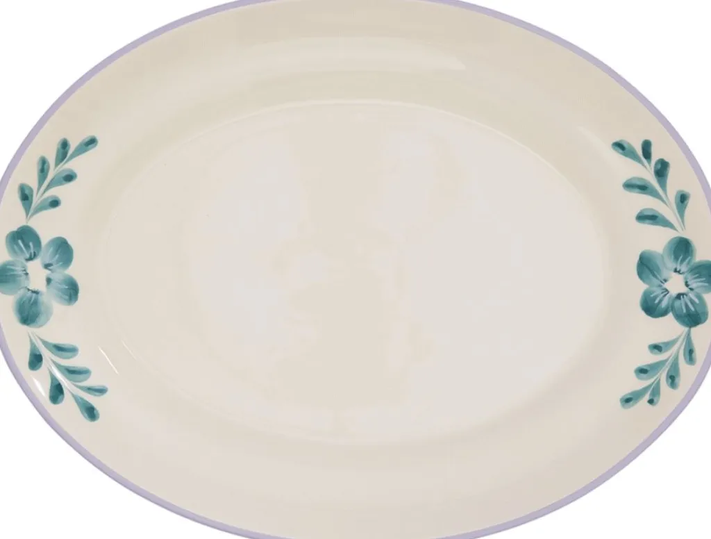 RICE Spisestue|Fade > Hand-Painted Serveringsfad ,