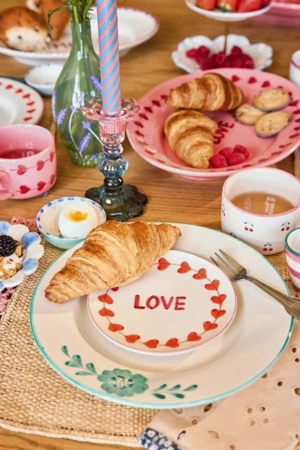 Discount Hand-Painted Tallerken , Desserttallerkener