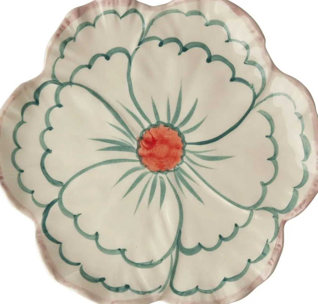RICE Desserttallerkener > Hand-Painted Tallerken 19,5 cm,