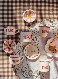 Clearance RICE Hand-Painted Tallerken 15 cm, Merci