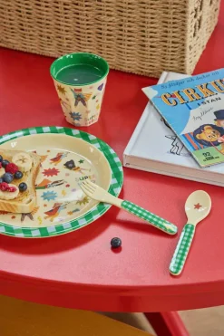 Sale RICE KIDS Børnebestik 2 Dele, Hero/Grøn