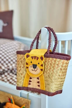 Børn RICE KIDS Tasker Og Muleposer|Opbevaring Til Børneværelset > Børnetaske 20x12 cm, Tiger