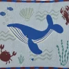 Design Babytæppe 75x95 cm, Ocean/Blå Børn Plaider Til Børneværelset|Plaider Til Børneværelset