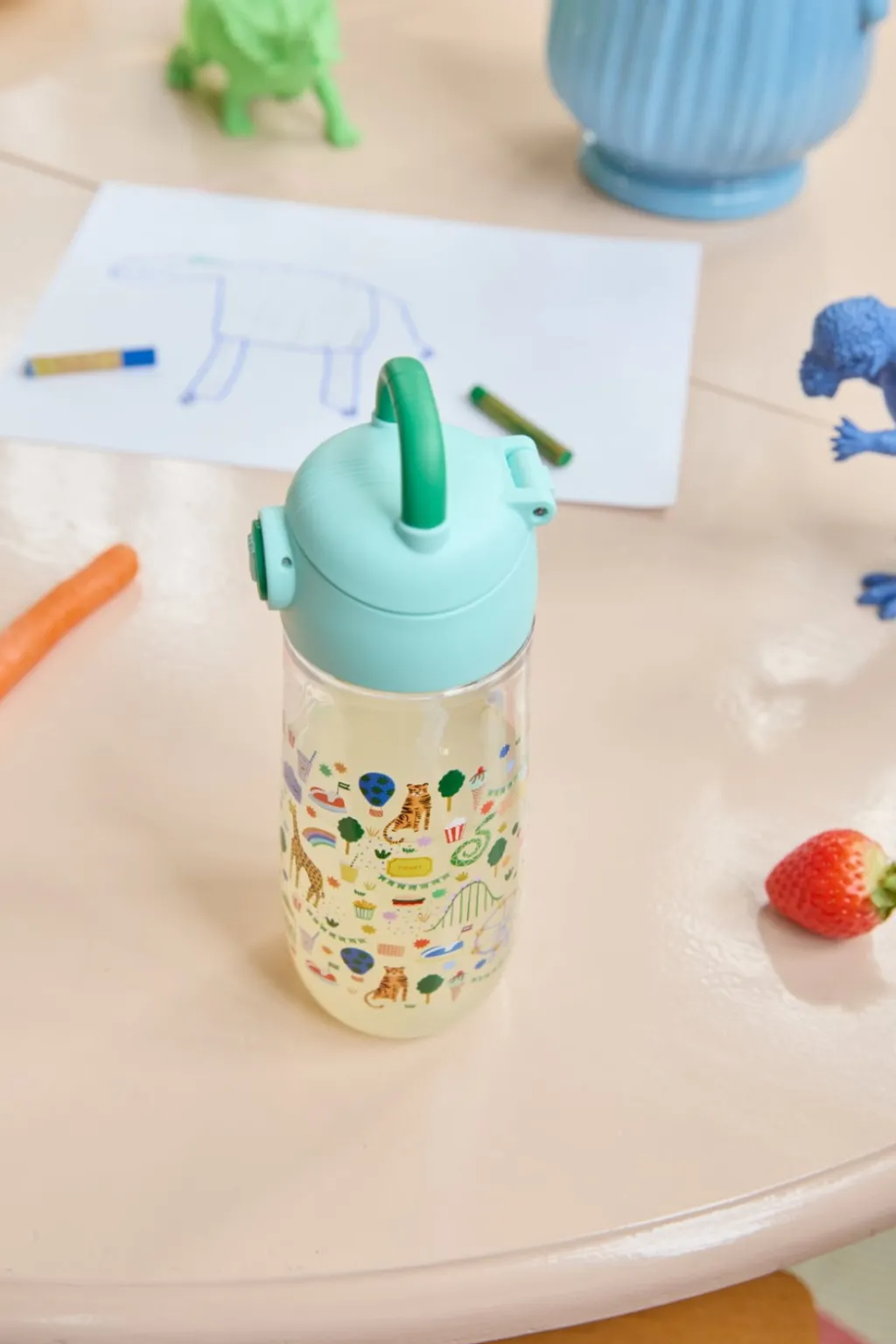 Børn RICE KIDS Drikkedunke Til Børn > Drikkedunk 550 ml, Fun Fair/Mint