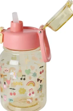 Sale RICE KIDS Drikkedunk 700 ml, Unicorn Love/Soft Yellow
