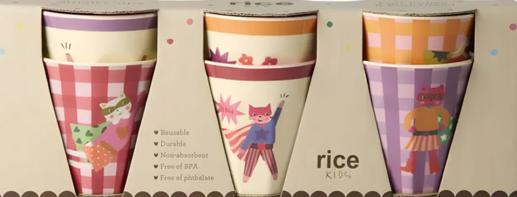 Børn RICE KIDS Børneglas Og Kopper|Børneglas Og Kopper > Kop 6 stk. 16 cl,