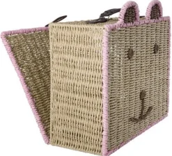 Sale RICE KIDS Kuffert 18x34 cm, Bjørn/Pink