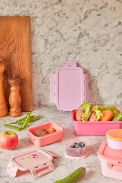 Hot RICE KIDS Madkasse 1,1 L, Pink