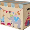 Børn RICE KIDS Opbevaring Til Børneværelset|Børneværelse > Opbevaringskasse 47x28 cm, Cirkus/Natur