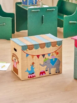 Børn RICE KIDS Opbevaring Til Børneværelset|Børneværelse > Opbevaringskasse 47x28 cm, Cirkus/Natur