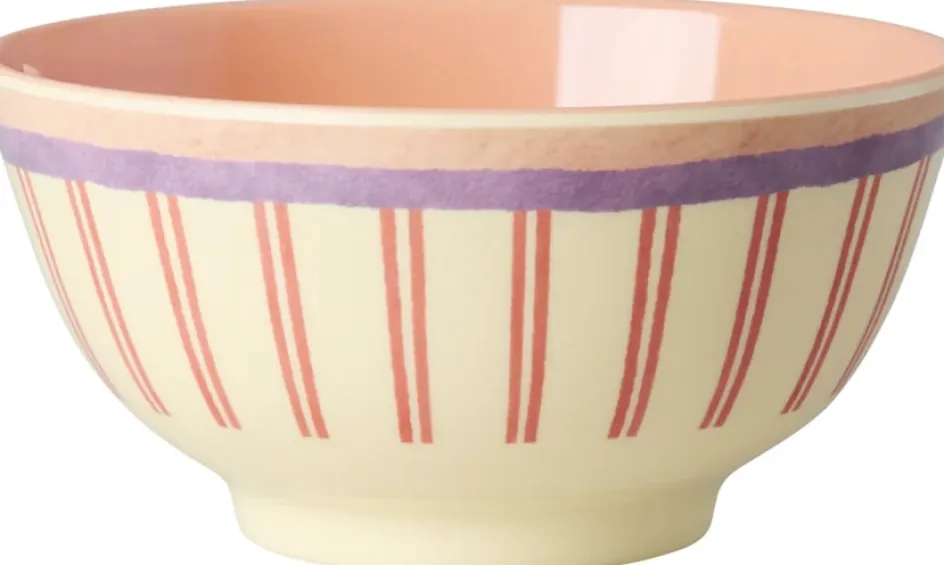 Outlet RICE Skål , Stripey Love