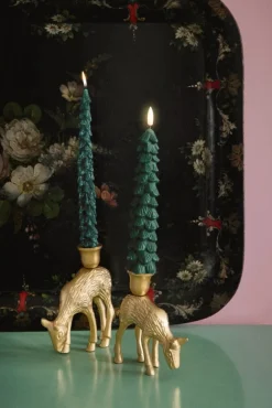 Online Lysestage H, Guld Julelys