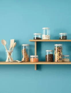Best STORE-IT Opbevaringsglas , Lys Grå Opbevaring Til Køkkenet|Opbevaringskrukker Og -Glas