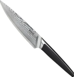 Best Risvig Design Acutus Damaskus Asiatisk Urtekniv 13,5 cm