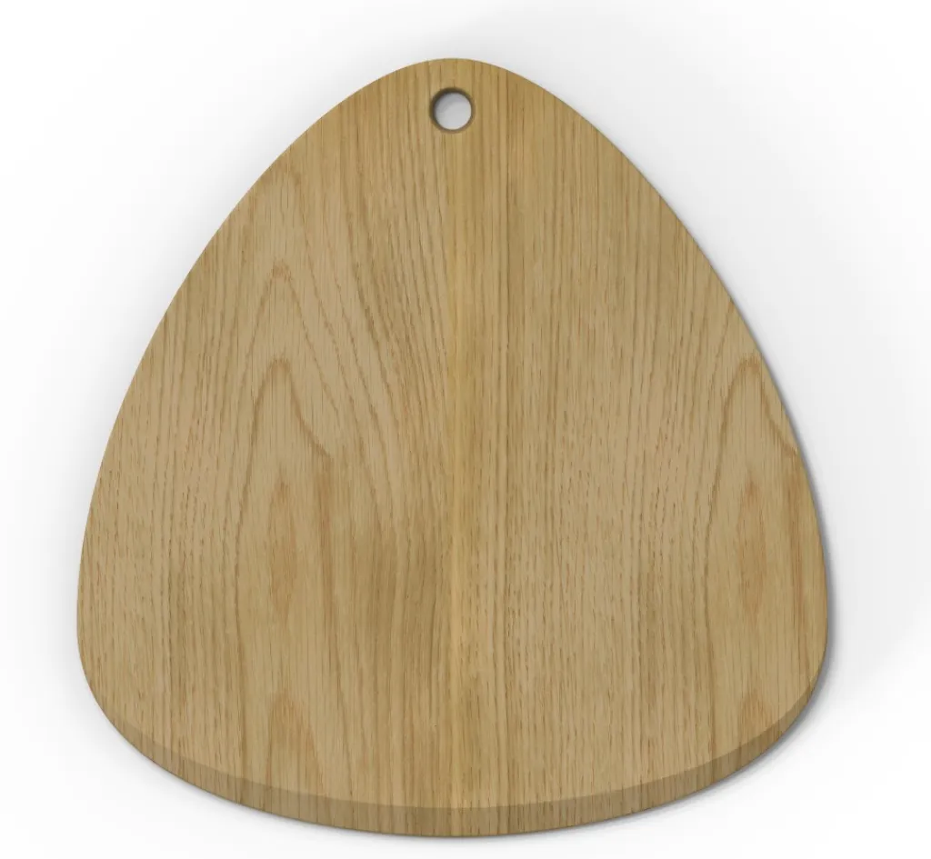Risvig Design Skærebrætter Og Serveringsbrætter|Spisestue > Pizza- og Tapasbræt 42x40 cm, Eg
