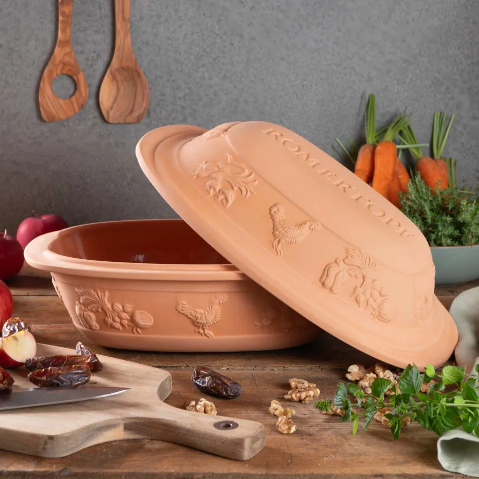 New Römertopf Rustico Stegeso , Terracotta