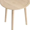 Ro Collection Borde > Dodona Sofabord Ø46 cm, Sæbebehandlet Eg