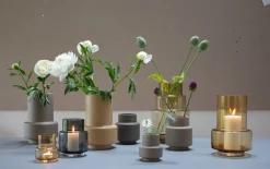 Best Hurricane Ceramic Vase H, Dark Stone Stue|Vaser
