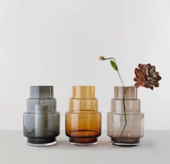 Sale Hurricane Vase no. 69 H31 cm, Smoked Grey Stue|Vaser