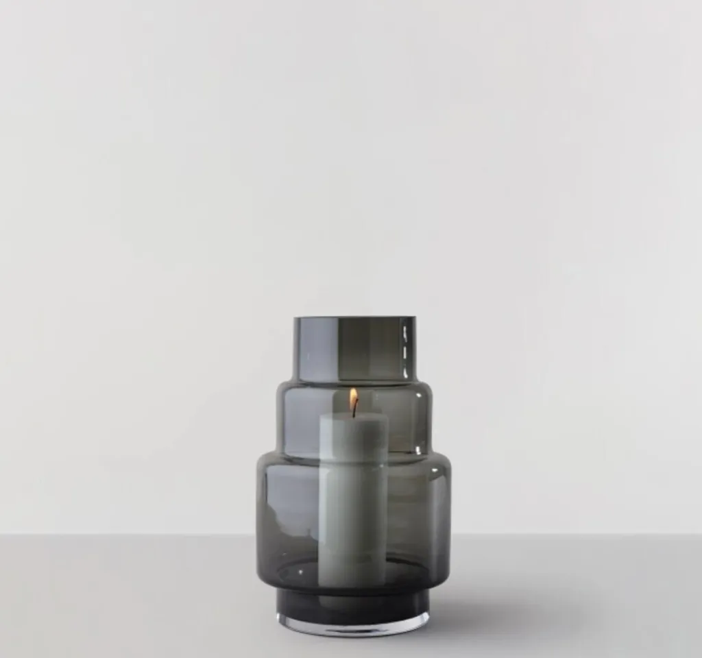 Sale Hurricane Vase no. 69 H31 cm, Smoked Grey Stue|Vaser