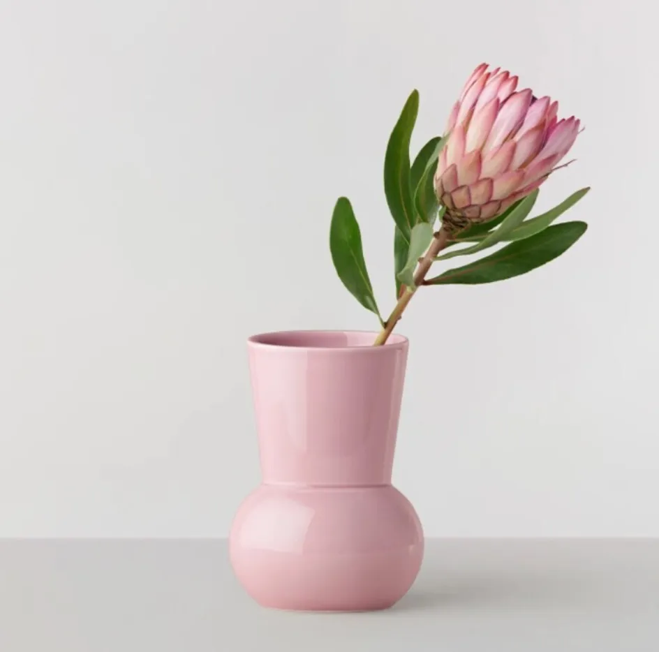 Best Ro Collection Oval Vase no. 66, Rose pink