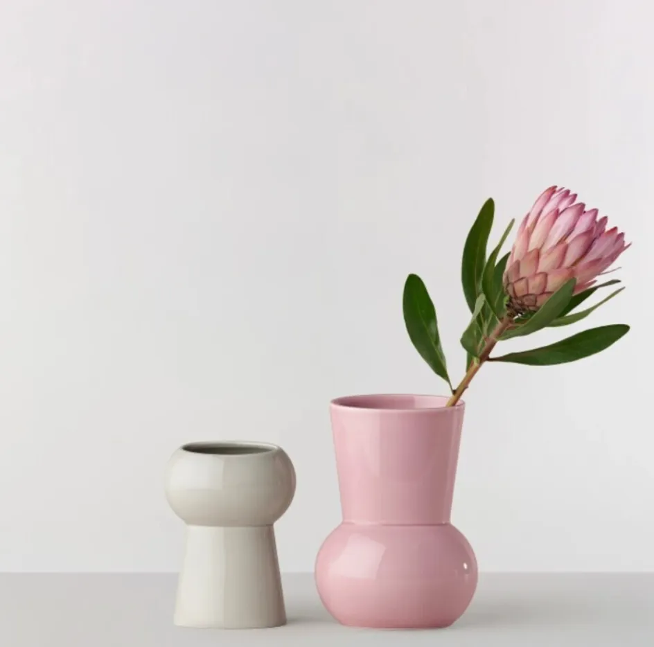 Best Ro Collection Oval Vase no. 66, Rose pink