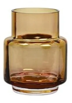 Online Hurricane Reflections Lysestage no. 53 H15 cm, Amber Fyrfadsstager