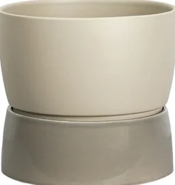 Online Ro Collection Two Tone Urtepotteskjuler H, Dune Grey