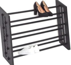 Clearance Roon & Rahn Moodstand Skostativ , Sort Specialmalet Eg