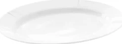 Rosendahl Middagstallerkener > Grand Cru Oval Tallerken 4 stk. 23x30 cm, Hvid