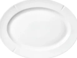 Rosendahl Middagstallerkener > Grand Cru Oval Tallerken 4 stk. 23x30 cm, Hvid
